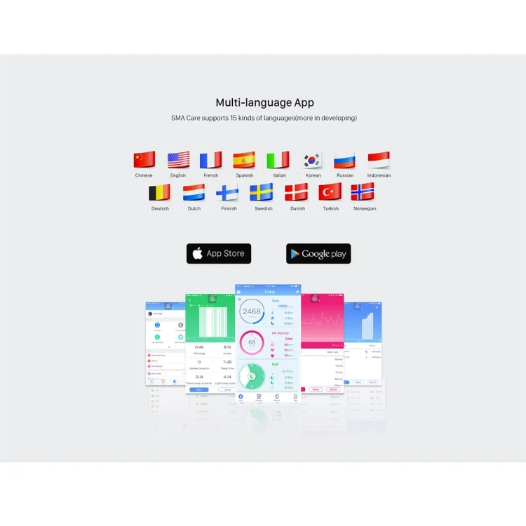 CA0103B_9.webp SMA-B2 Fitness Tracker Bluetooth 4.0 Smart Bracelet, IP67 Waterproof, Support Sports Modes / Heart Rate Monitor / Blood Pressure Monitor / Sleep Monitor - Image 11