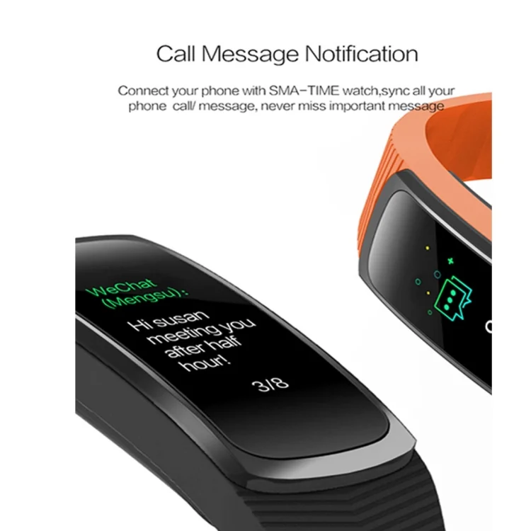 CA0105B_12.webp SMA-B3 Fitness Tracker 0.96 inch Bluetooth Smart Bracelet, IP67 Waterproof, Support Activity Traker / Heart Rate Monitor / Blood Pressure Monitor / Remote Capture - Image 14