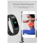 SMA-B3 Fitness Tracker 0.96 inch Bluetooth Smart Bracelet, IP67 Waterproof, Support Activity Traker / Heart Rate Monitor / Blood Pressure Monitor / Remote Capture - Image 5