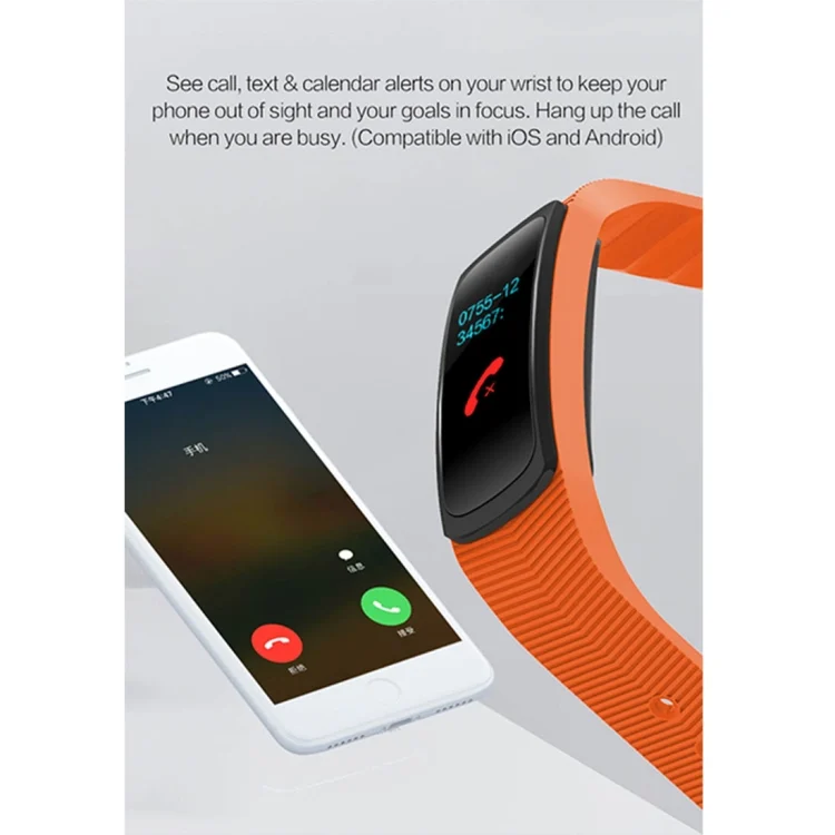 CA0105B_9.webp SMA-B3 Fitness Tracker 0.96 inch Bluetooth Smart Bracelet, IP67 Waterproof, Support Activity Traker / Heart Rate Monitor / Blood Pressure Monitor / Remote Capture - Image 11