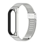 Mijobs Milan CS Screwless Buckle Metal Watch Band Case for Xiaomi Mi Band 3 & 4 & 5 & 6, Host not Included