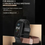 Mijobs Milan CS Screwless Buckle Metal Watch Band Case for Xiaomi Mi Band 3 & 4 & 5 & 6, Host not Included - Image 2