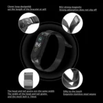 Mijobs Milan CS Screwless Buckle Metal Watch Band Case for Xiaomi Mi Band 3 & 4 & 5 & 6, Host not Included - Image 5