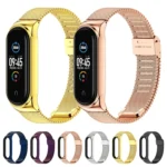 Mijobs Milan CS Screwless Buckle Metal Watch Band Case for Xiaomi Mi Band 3 & 4 & 5 & 6, Host not Included - Image 7