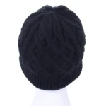 Wavy Textured Knitted Bluetooth Headset Warm Winter Beanie Hat with Mic for Boy & Girl & Adults - Image 5