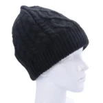 Wavy Textured Knitted Bluetooth Headset Warm Winter Beanie Hat with Mic for Boy & Girl & Adults - Image 6