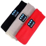 Knitted Bluetooth Headsfree Sport Music Headband with Mic for iPhone / Samsung and Other Bluetooth Devices - Image 2