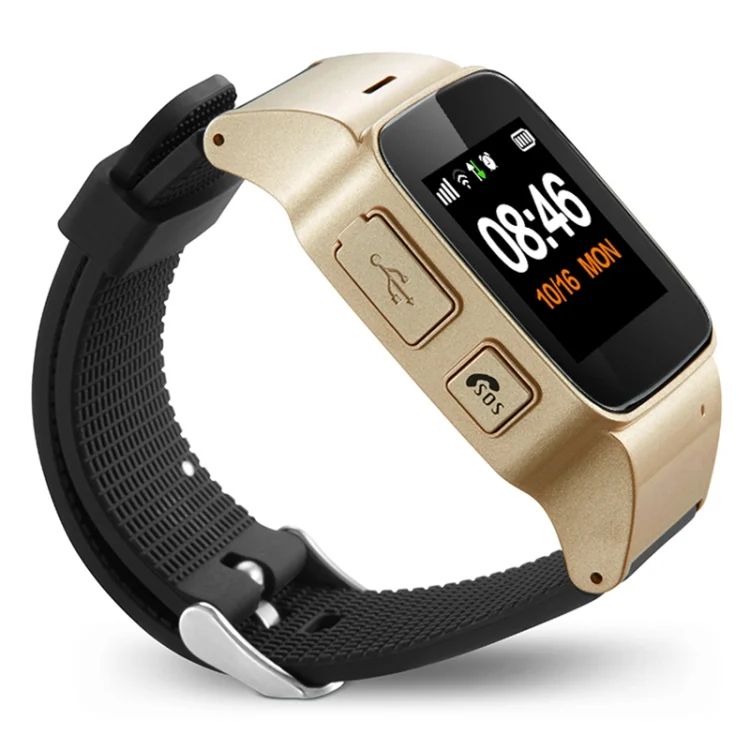 CA0351CJ_2.webp D99+ 1.22 inch HD LCD Screen GPS Smartwatch for the Elder Waterproof, Support GPS + LBS + WiFi Positioning / Two-way Dialing / Voice Monitoring / One-key First-aid / Wrist off Alarm / Safety Fence - Image 3