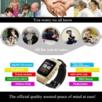 D99+ 1.22 inch HD LCD Screen GPS Smartwatch for the Elder Waterproof, Support GPS + LBS + WiFi Positioning / Two-way Dialing / Voice Monitoring / One-key First-aid / Wrist off Alarm / Safety Fence - Image 5