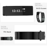 TLW05 0.86 inch OLED Display Bluetooth Smart Bracelet - Image 3
