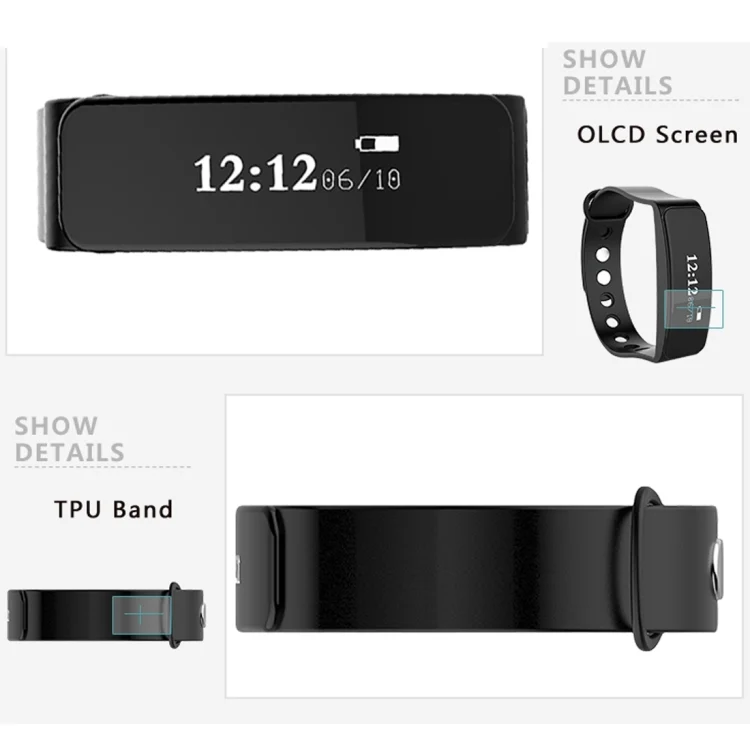 CA0370_B2.webp TLW05 0.86 inch OLED Display Bluetooth Smart Bracelet - Image 3