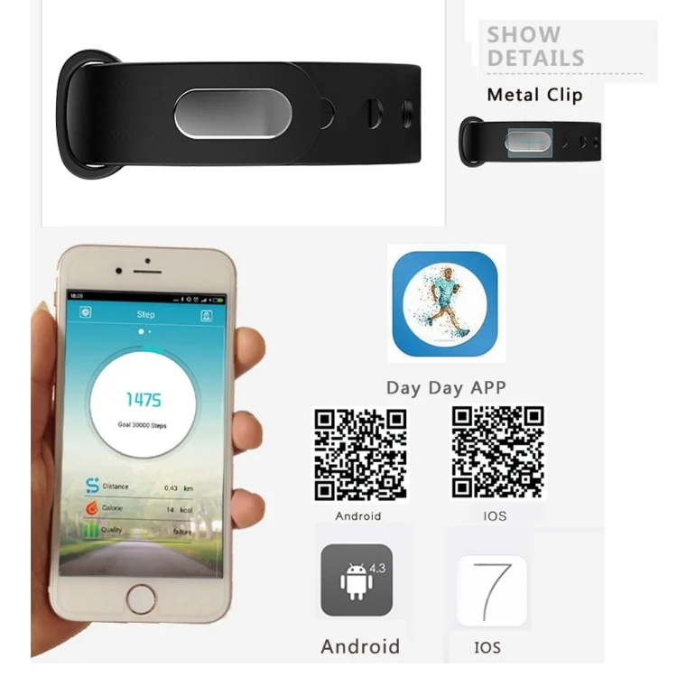 CA0370_B3.webp TLW05 0.86 inch OLED Display Bluetooth Smart Bracelet - Image 4