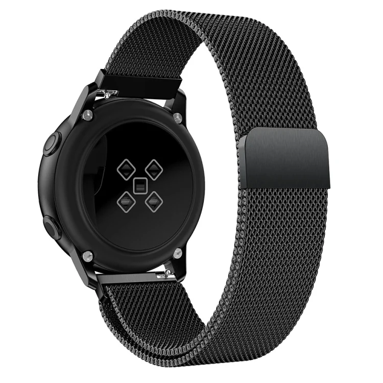 CA0406B_3.webp Milanis Magnetic Stainless Steel Mesh Wrist Strap WatchBand for Galaxy Watch Active 20mm - Image 5