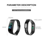 CK17S 0.96 inches IPS Screen Smart Bracelet IP67 Waterproof, Support Call Reminder / Heart Rate Monitoring / Blood Pressure Monitoring / Sleep Monitoring - Image 17