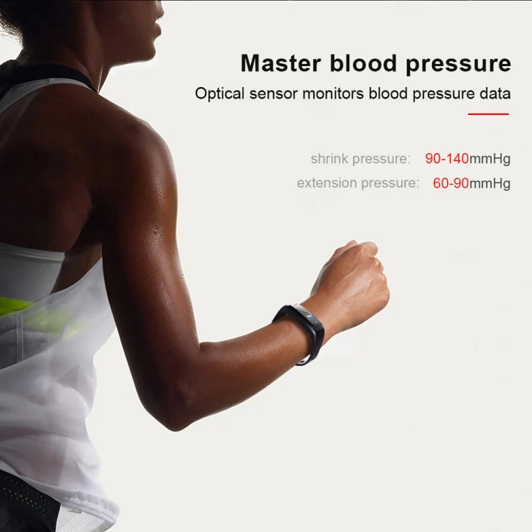 CA0451B_6.webp CK17S 0.96 inches IPS Screen Smart Bracelet IP67 Waterproof, Support Call Reminder / Heart Rate Monitoring / Blood Pressure Monitoring / Sleep Monitoring - Image 7