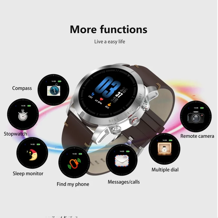 CA0463B_9.webp DTNO.1 S10 1.3 inches TFT Color Screen Smart Bracelet IP68 Waterproof, Silicone Watchband, Support Call Reminder /Heart Rate Monitoring /Sleep Monitoring /Multi-sport Mode - Image 10