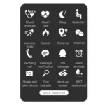 KY108 1.3 inches 240x240 Resolution Smart Bracelet IP67 Waterproof, Support Call Reminder /Heart Rate Monitoring /Sleep Monitoring /Blood Pressure Monitoring /Blood Oxygen Monitoring - Image 4