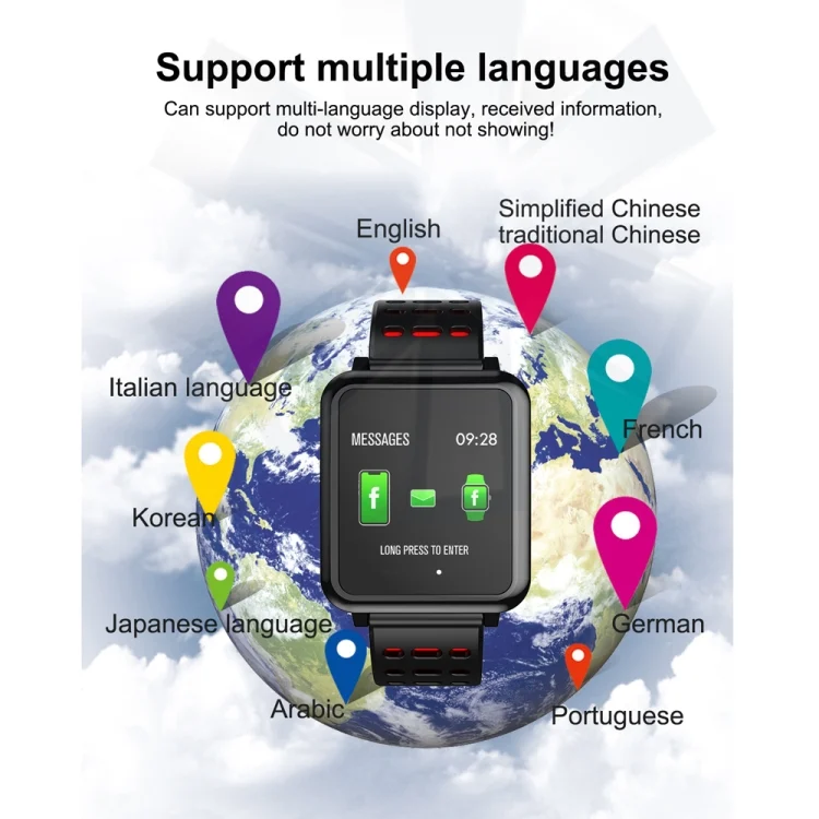 CA0484B_12.webp T2 1.3 inches TFT IPS Color Screen Smart Bracelet - Image 13
