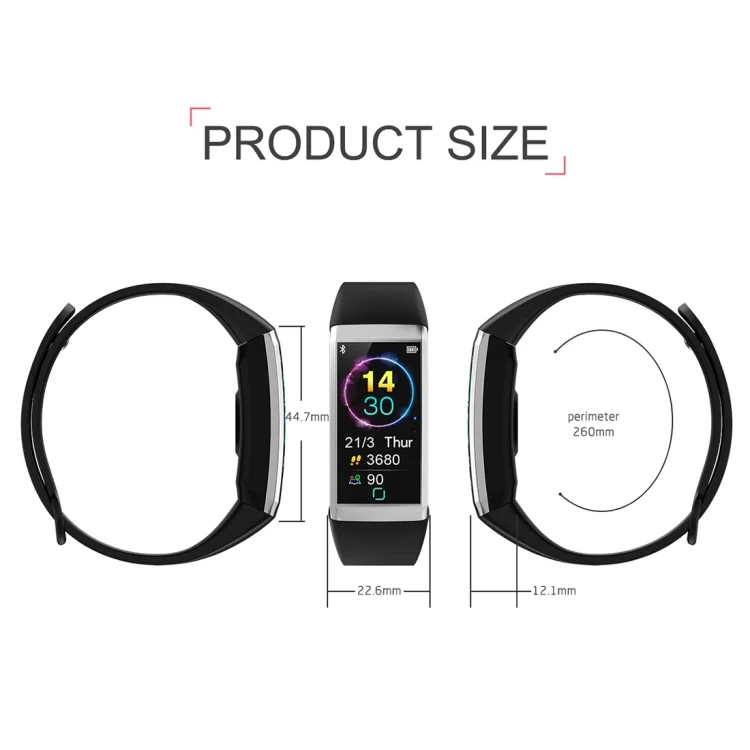 CA0545B_18.webp TD19 1.14 inches IPS Screen Smart Bracelet IP67 Waterproof, Support Call Reminder / Heart Rate Monitoring / Blood Pressure Monitoring / Sleep Monitoring /  Remote Camera - Image 19