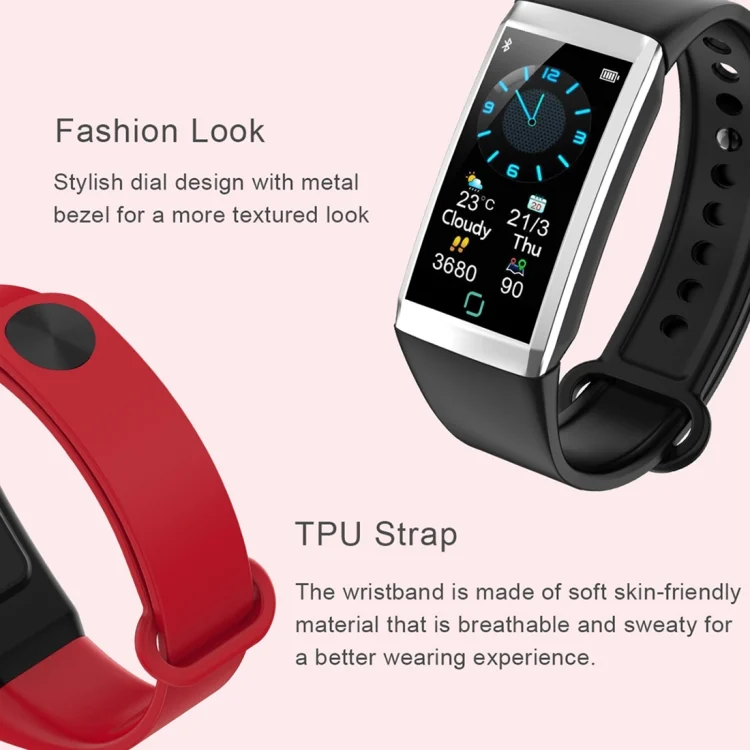 CA0545B_6.webp TD19 1.14 inches IPS Screen Smart Bracelet IP67 Waterproof, Support Call Reminder / Heart Rate Monitoring / Blood Pressure Monitoring / Sleep Monitoring /  Remote Camera - Image 7