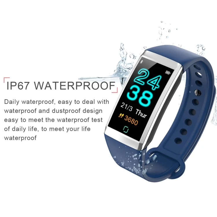 CA0545B_7.webp TD19 1.14 inches IPS Screen Smart Bracelet IP67 Waterproof, Support Call Reminder / Heart Rate Monitoring / Blood Pressure Monitoring / Sleep Monitoring /  Remote Camera - Image 8