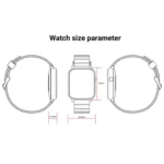 SMA-F1 1.3 inch TFT Full Touch Screen IP68 Waterproof Smart Sports Watch, Support Dynamic Heart Rate & Blood Pressure & Sleep Detection / Bluetooth / Alarm Clock / Photo Control - Image 3