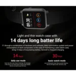 SMA-F1 1.3 inch TFT Full Touch Screen IP68 Waterproof Smart Sports Watch, Support Dynamic Heart Rate & Blood Pressure & Sleep Detection / Bluetooth / Alarm Clock / Photo Control - Image 10