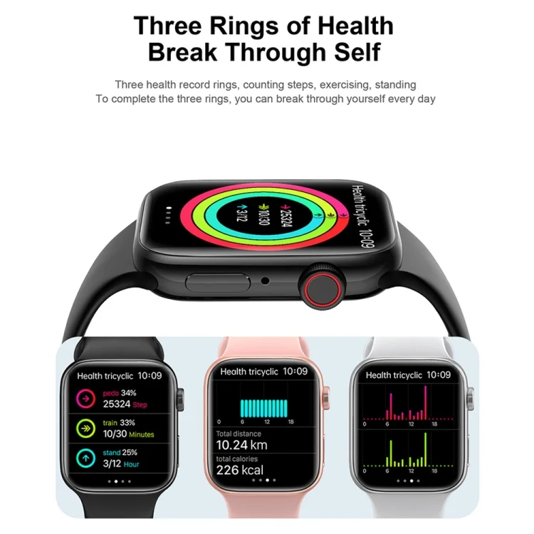 CA0831_B7.webp T900 PRO MAX L BIG 1.92 inch Large Screen Waterproof Smart Watch, Support Heart Rate / Blood Pressure / Oxygen / Multiple Sports Modes - Image 8