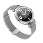 KC06 Women Menstrual Period Smart Watch Bracelet, Blood Pressure / Heart Rate Monitoring, Steel Strap - Image 12