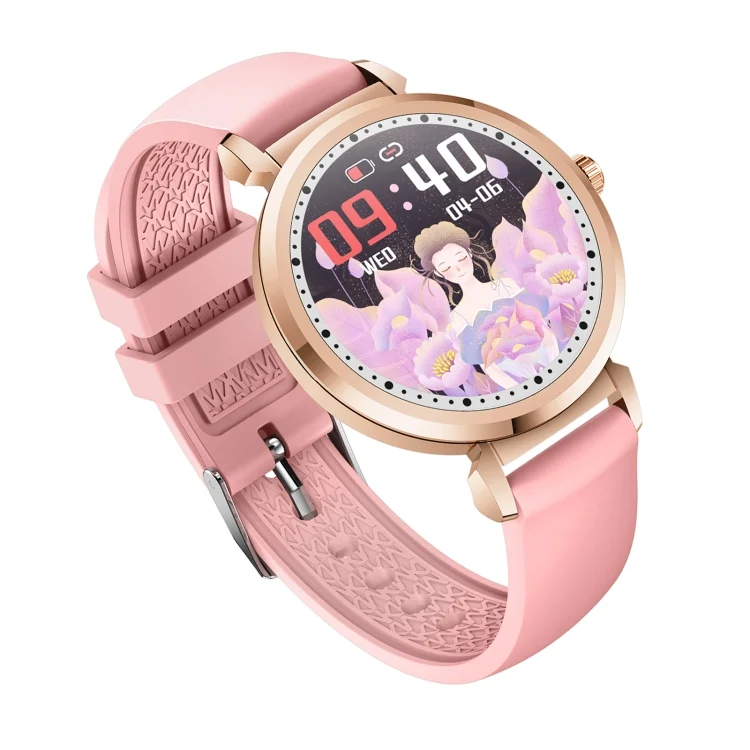 CA0835J_1.webp KC06 Women Menstrual Period Smart Watch Bracelet, Blood Pressure / Heart Rate Monitoring, Silicone Strap - Image 12