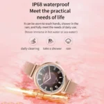 KC06 Women Menstrual Period Smart Watch Bracelet, Blood Pressure / Heart Rate Monitoring, Silicone Strap - Image 8