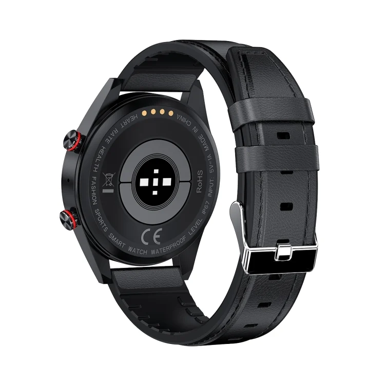 CA0870B_2.webp DW161.39 inch AMOLED Screen Smart Watch, Support Heart Rate / Blood Pressure Monitoring, Leather Strap - Image 7