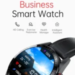 DW161.39 inch AMOLED Screen Smart Watch, Support Heart Rate / Blood Pressure Monitoring, Leather Strap - Image 4
