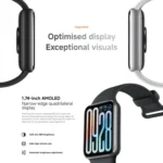 Original Xiaomi Smart Band 9 Pro Global 1.74 inch AMOLED Screen 5ATM Waterproof Smart Watch, Support Blood Oxygen / Heart Rate Monitor - Image 4