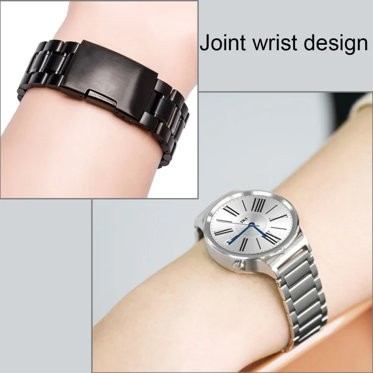 CA1208B_8.webp For Samsung Gear S2 Classic Smart Watch Butterfly Buckle 3 Beads Stainless Steel Watchband - Image 10