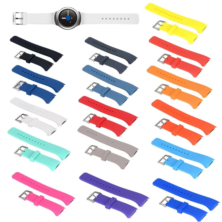 CA1473W_2.webp Solid Color Watch Band for Galaxy Gear S2 R720 - Image 3