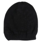 Square Textured Knitted Bluetooth Headset Warm Winter Hat with Mic for Boy & Girl & Adults - Image 3