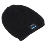 Square Textured Knitted Bluetooth Headset Warm Winter Hat with Mic for Boy & Girl & Adults - Image 4