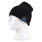 Square Textured Knitted Bluetooth Headset Warm Winter Hat with Mic for Boy & Girl & Adults - Image 6