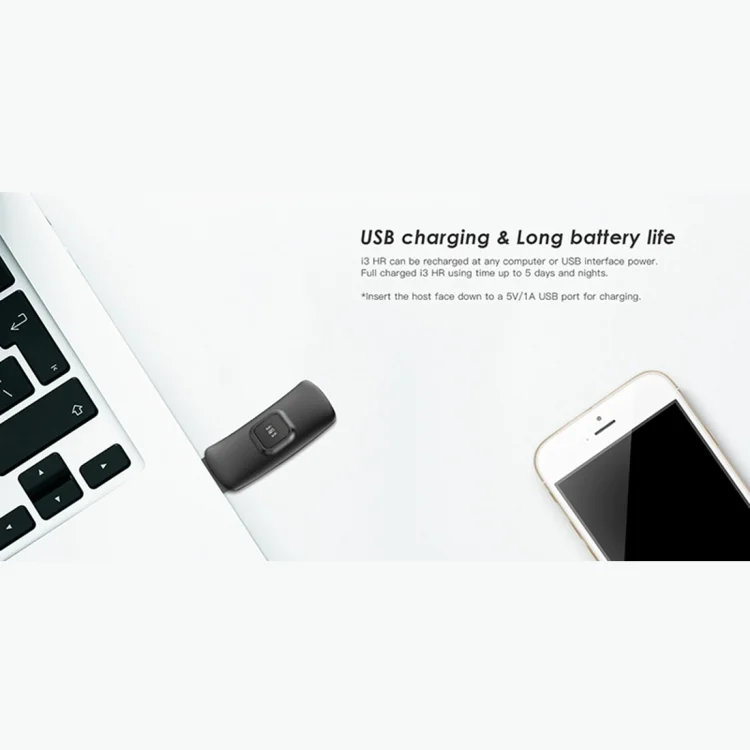 CA2024B_6.webp IWOWN i3 HR 0.96 inch OLED Display Bluetooth 4.0 Smart Bracelet - Image 7