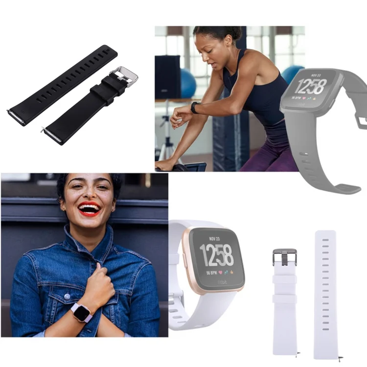 CA2141B_5.webp For Fitbit Versa / Versa 2 Simple Fashion Silicone Watch Band - Image 6
