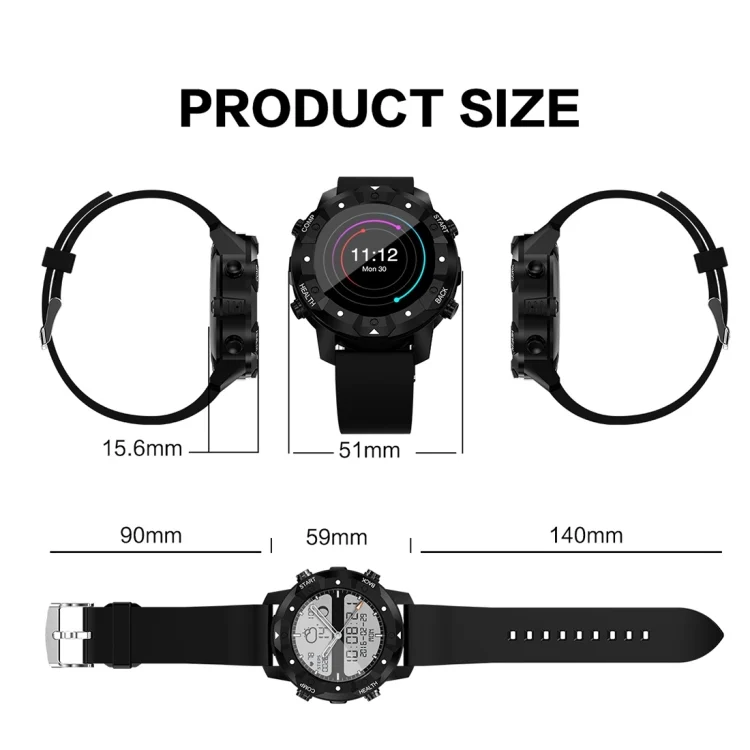 CA2772E_11.webp S3 1.39 inch OLED Screen Display Bluetooth Smart Watch, IP67 Waterproof, Support Compass / Heart Rate Monitor / SIM Card / GPS Navigation, Compatible with Android and iOS Phones - Image 13