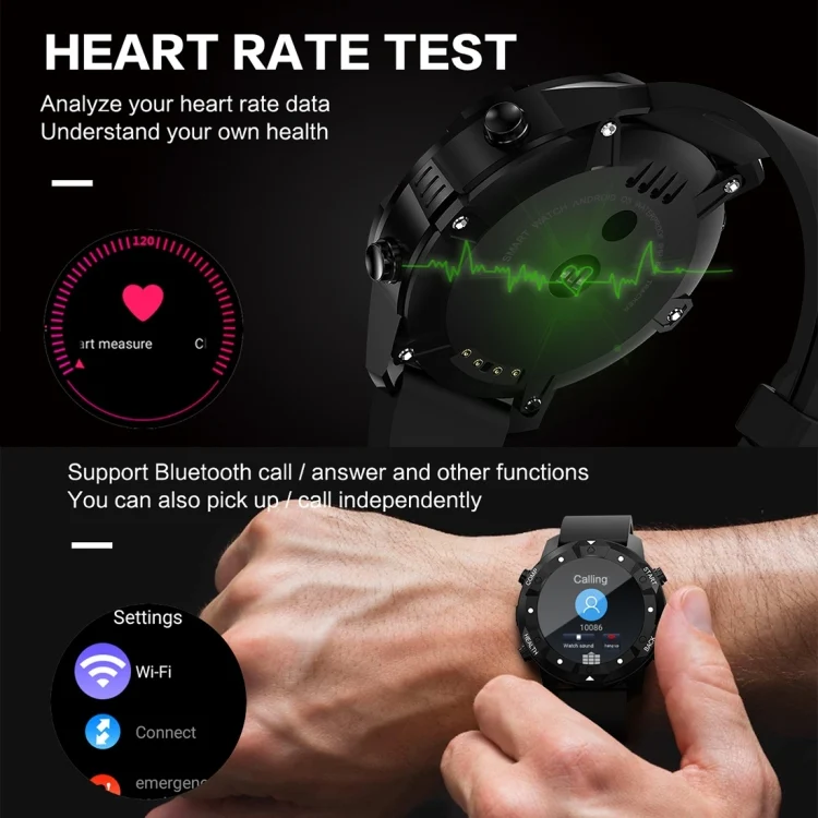 CA2772E_5.webp S3 1.39 inch OLED Screen Display Bluetooth Smart Watch, IP67 Waterproof, Support Compass / Heart Rate Monitor / SIM Card / GPS Navigation, Compatible with Android and iOS Phones - Image 7