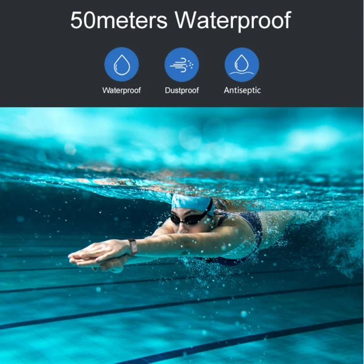 CA3214B_7.webp TLW B3 Fitness Tracker 0.66 inch OLED Screen Wristband Smart Bracelet, IP67 Waterproof, Support Sports Mode / Continuous Heart Rate Monitor / Sleep Monitor / Information Reminder - Image 8