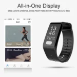 TLW T6 Fitness Tracker 0.96 inch OLED Display Wristband Smart Bracelet, Support Sports Mode / ECG / Heart Rate Monitor / Blood Pressure / Sleep Monitor - Image 5