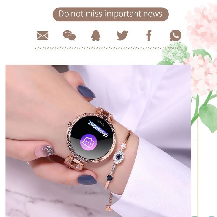 CA4589L_16.webp AK15 Fashion Smart Female Bracelet, 1.08 inch Color LCD Screen, IP67 Waterproof, Support Heart Rate Monitoring / Sleep Monitoring / Remote Photography - Image 17