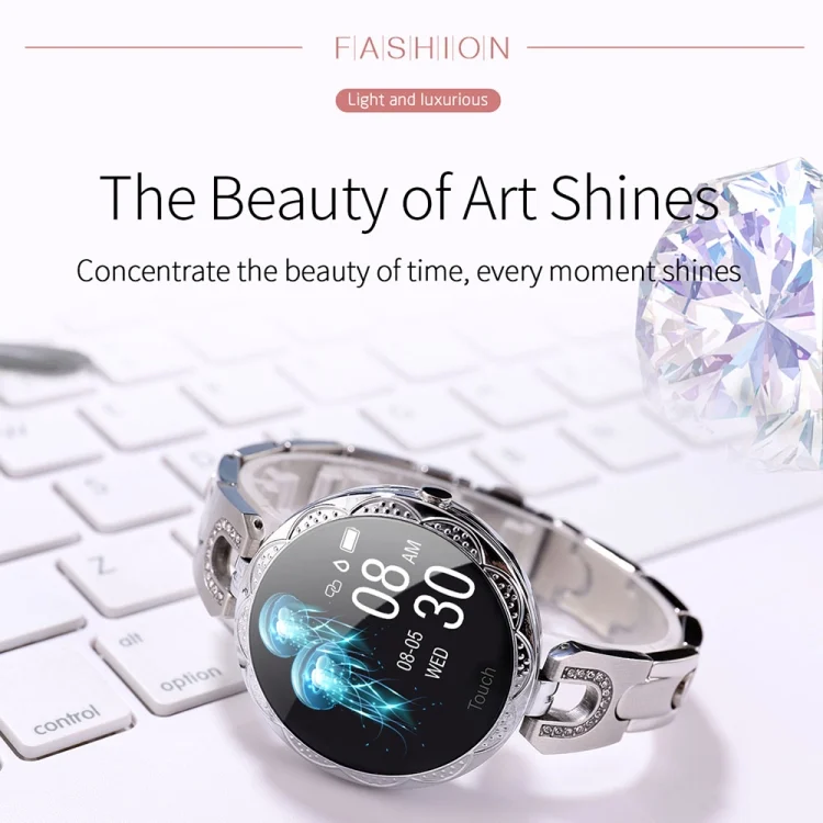 CA4589L_5.webp AK15 Fashion Smart Female Bracelet, 1.08 inch Color LCD Screen, IP67 Waterproof, Support Heart Rate Monitoring / Sleep Monitoring / Remote Photography - Image 6