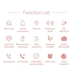 AK15 Fashion Smart Female Bracelet, 1.08 inch Color LCD Screen, IP67 Waterproof, Support Heart Rate Monitoring / Sleep Monitoring / Remote Photography - Image 7