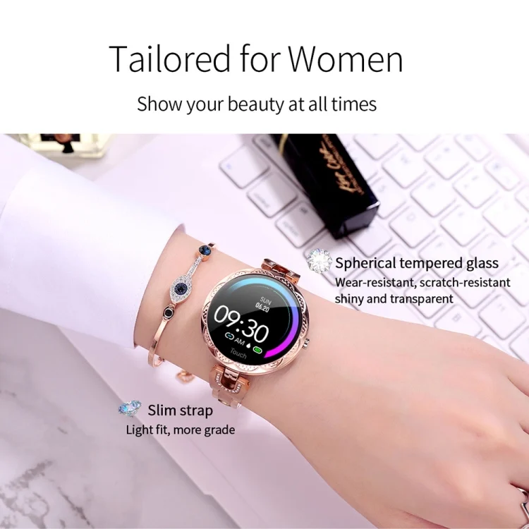 CA4589L_8.webp AK15 Fashion Smart Female Bracelet, 1.08 inch Color LCD Screen, IP67 Waterproof, Support Heart Rate Monitoring / Sleep Monitoring / Remote Photography - Image 9