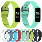Smart Watch Pure Color Silicone Watch Band for Galaxy Fit-e - Image 2